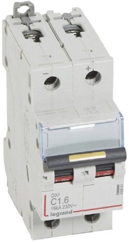 Выключатель автоматический Legrand DX3-E 10000 2п 1.6А C 16кА картинка